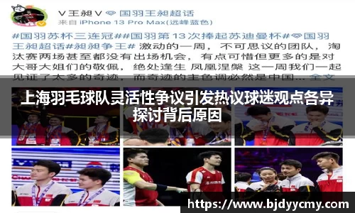 上海羽毛球队灵活性争议引发热议球迷观点各异探讨背后原因