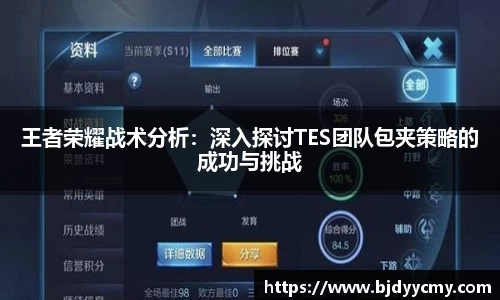王者荣耀战术分析：深入探讨TES团队包夹策略的成功与挑战